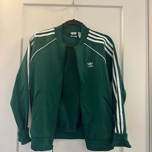Green adidas jacket